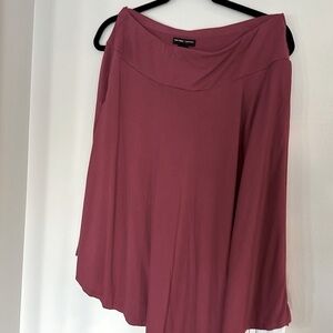 New York & Co A-line skirt. Size M. Hits at or right below knee. Dark fuchsia
